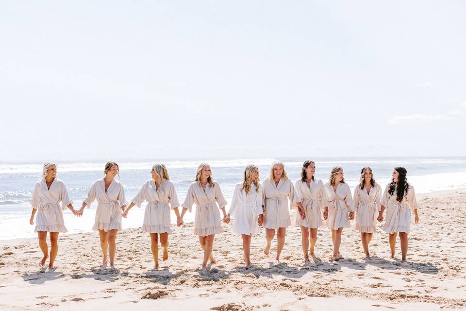 Bride with her Bridesmaids