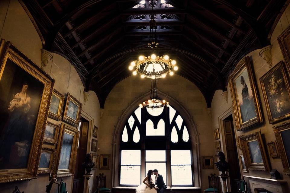 Lyndhurst Castle Wedding Photo