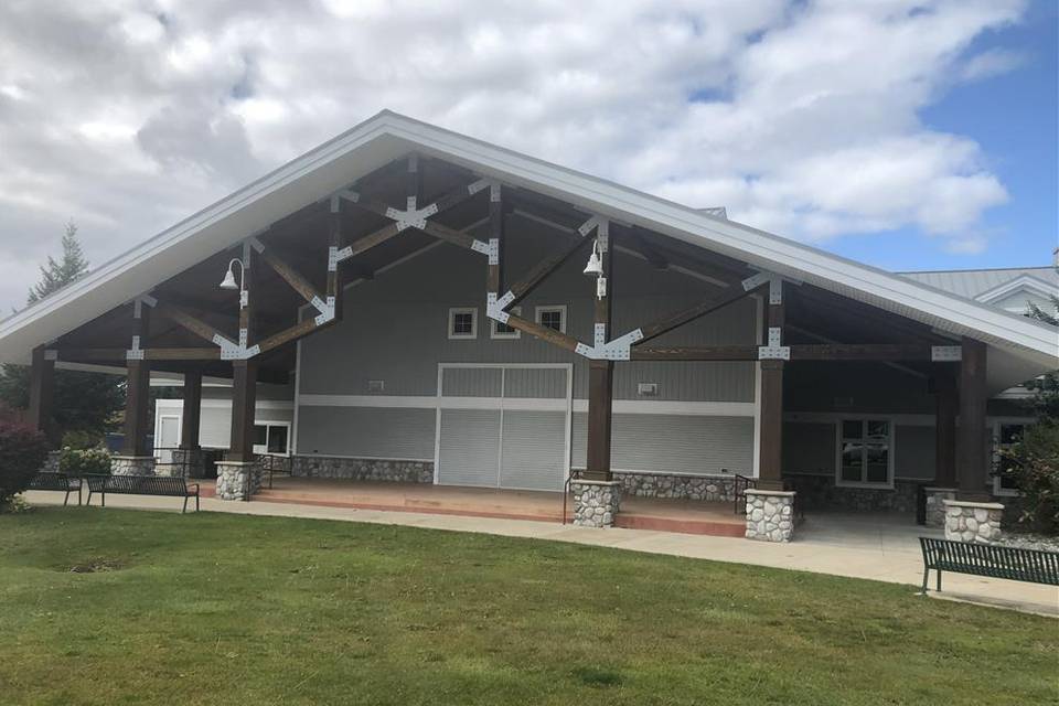 Back of Community Building