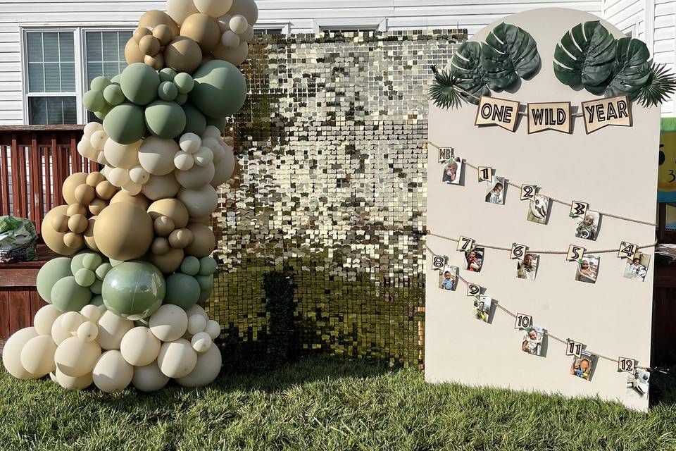Arch, Shimmer Wall, and Balloo