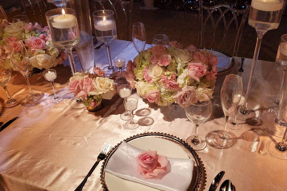 Head Table Close Up
