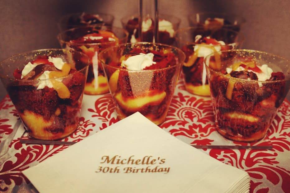 30th Birthday Desserts