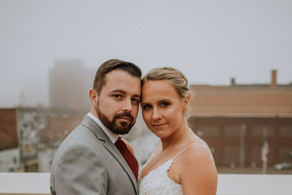 Rooftop Husband and Wife pics