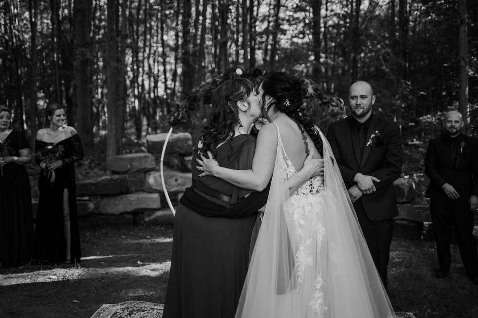 Bride and her Mom