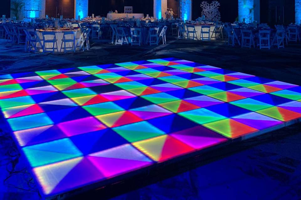 Led colores dance floor