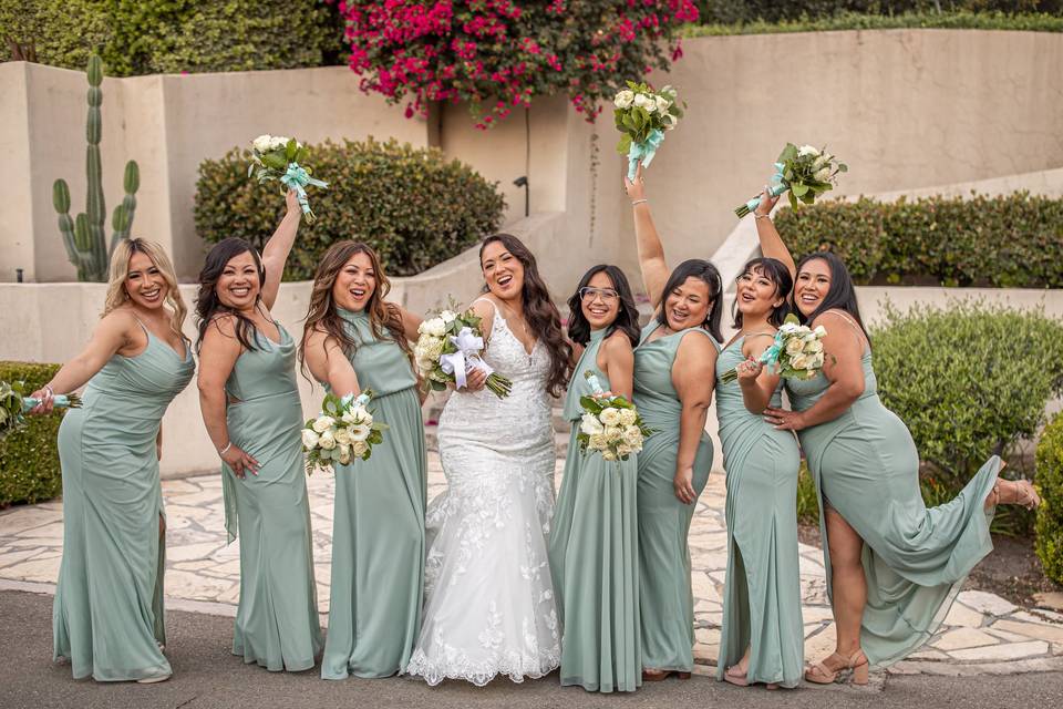 Maria and her Bridal party