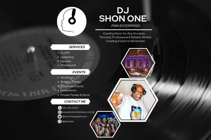 DJ Shon One Flyer
