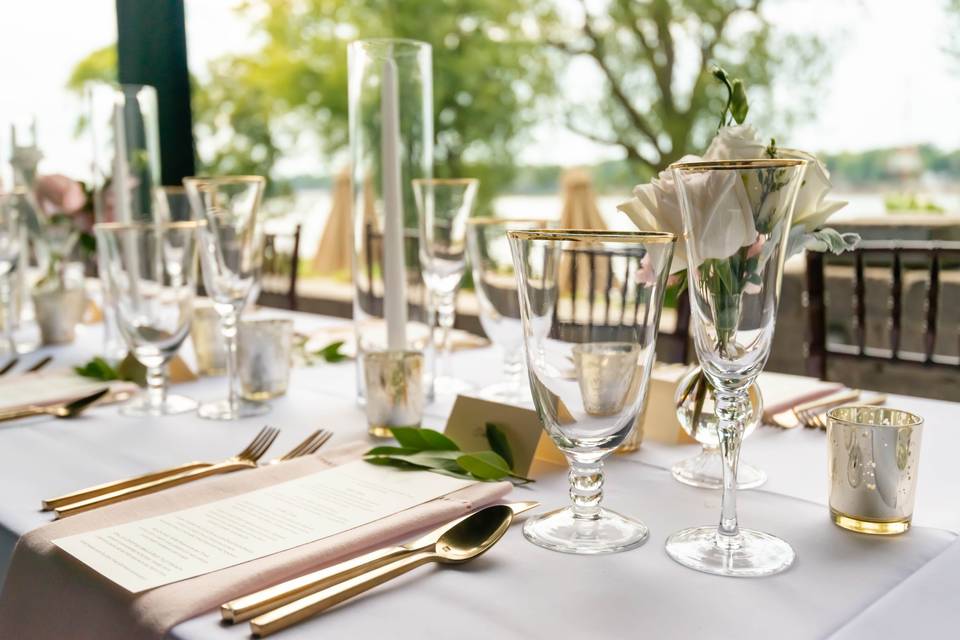 Table for outdoor reception