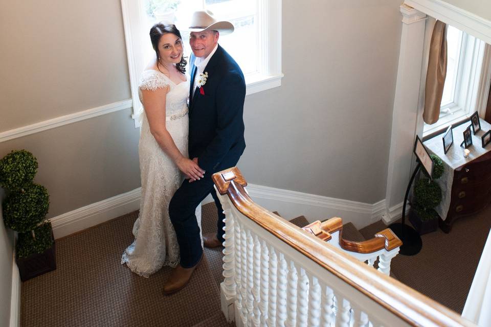 Couple on Staircase