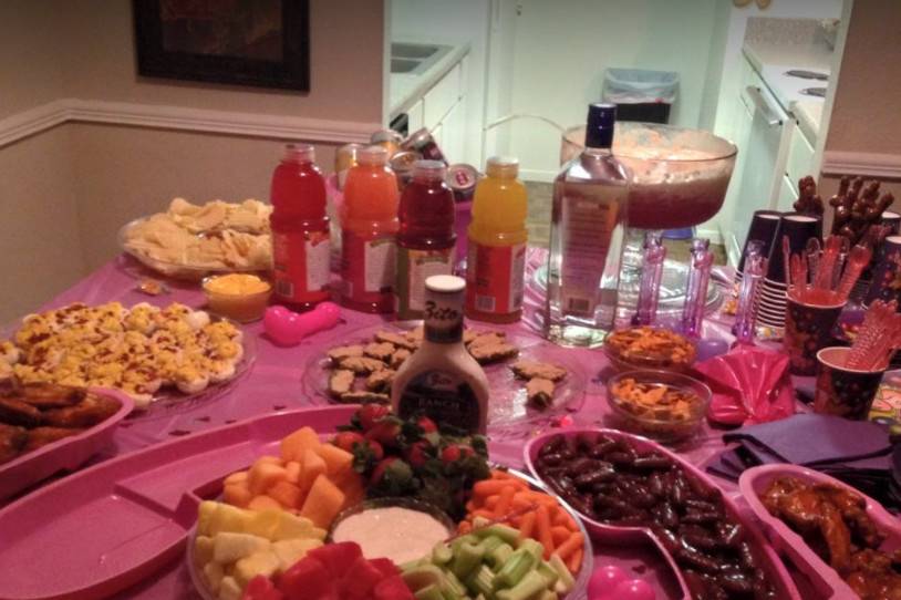 Salad table