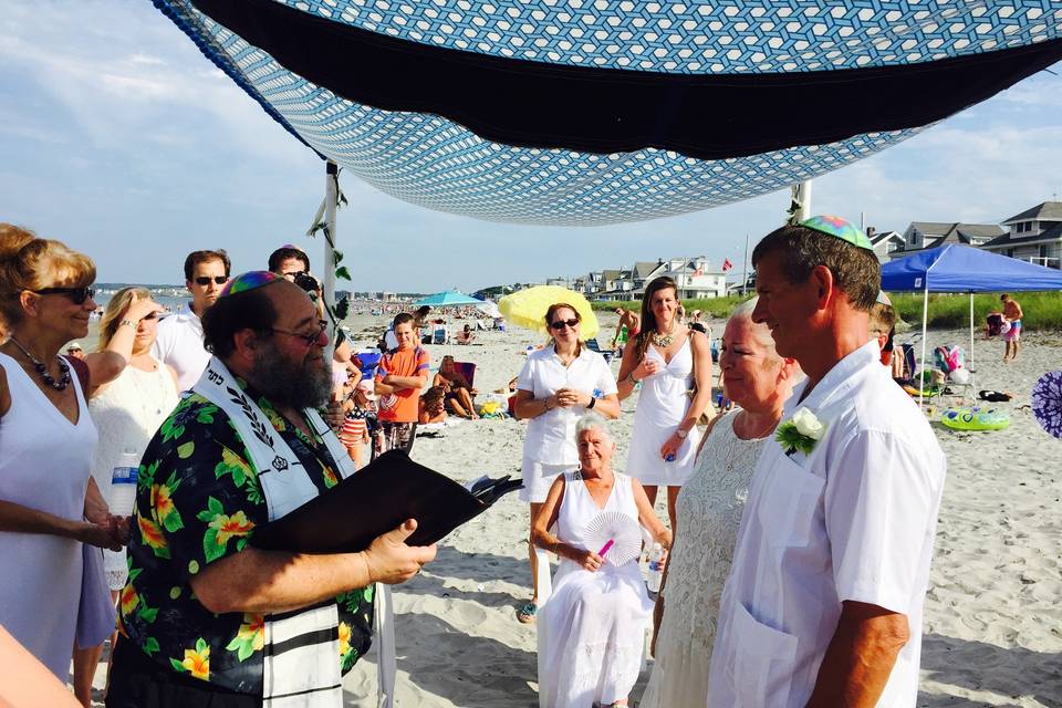 Beach ceremony