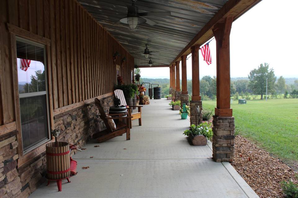 Sunset Lodge patio