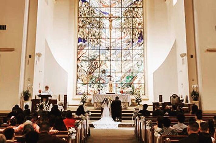 Beautiful catholic ceremony