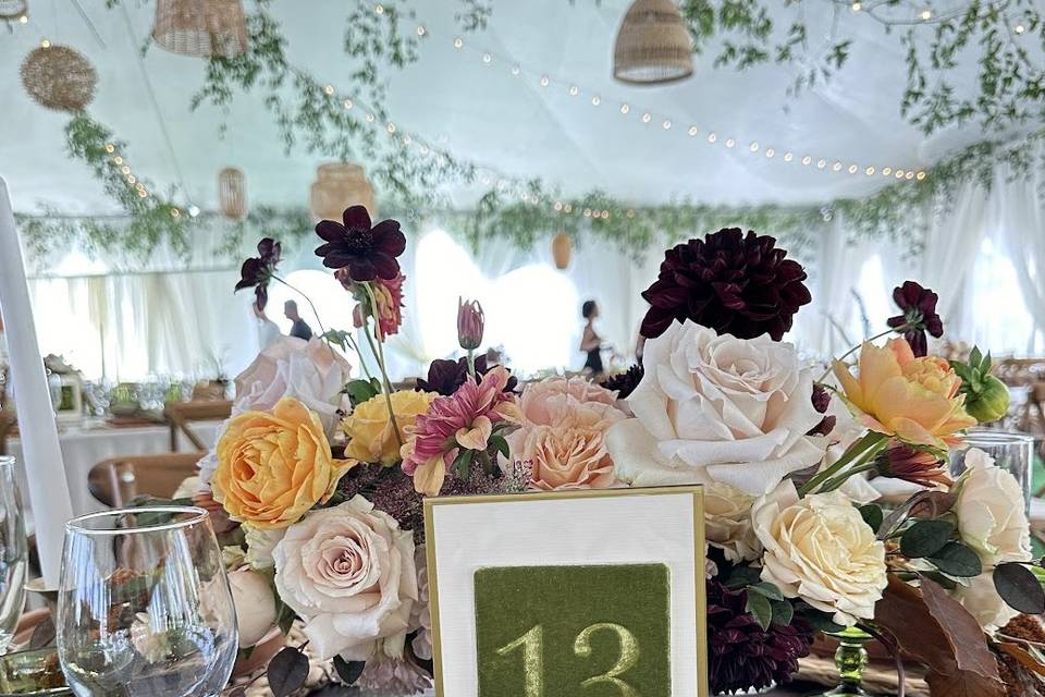 Private Ranch tent wedding