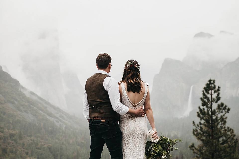 Yosemite wedding