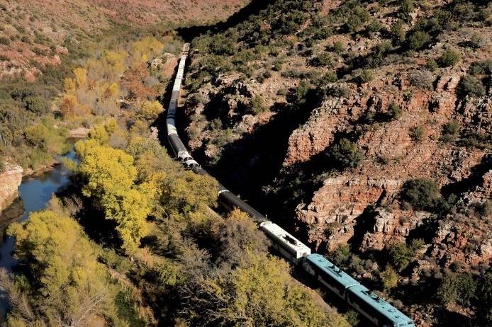 The beautiful and scenic wilderness of the Verde Canyon.