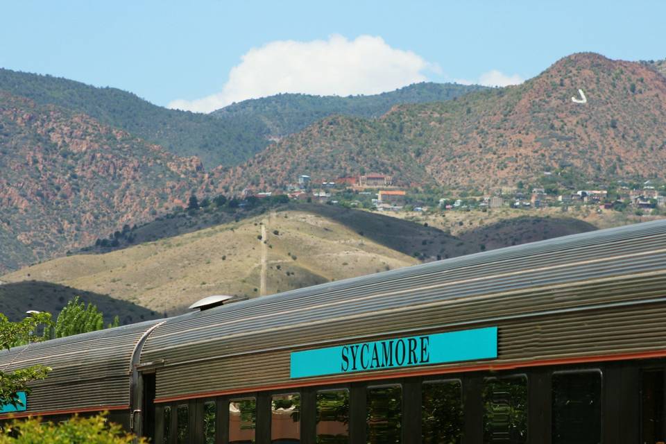 Jerome as seen from VCRR depot