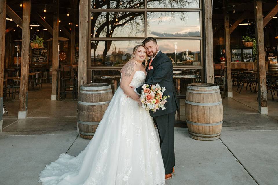 Spring Barn Wedding