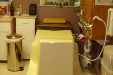 Private & dignified environment in the Colon Hydrotherapy Room