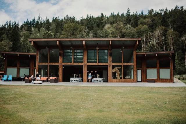 Surrounded by lush forest