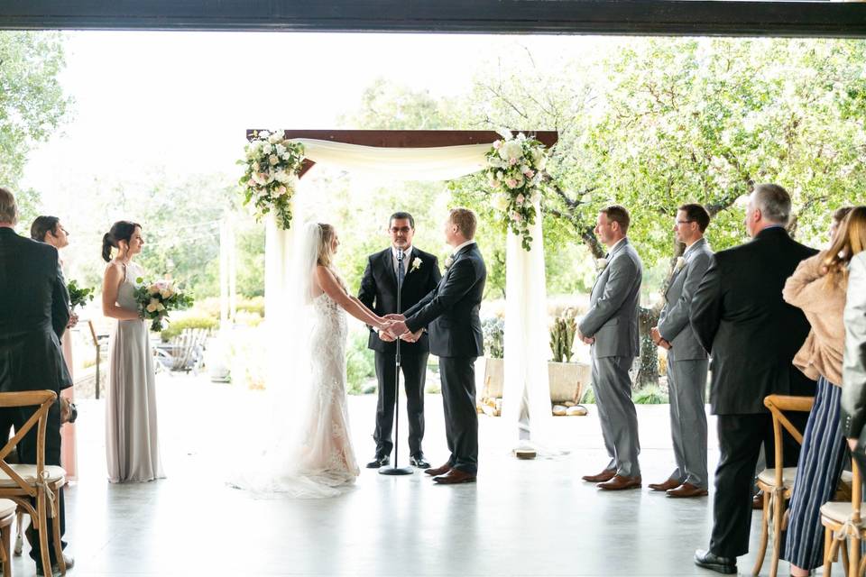 Indoor ceremony