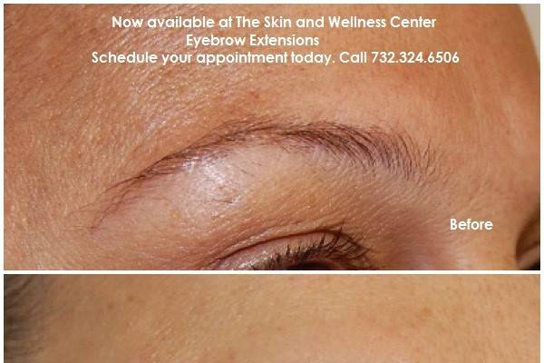 Brow Extensions give you a younger look by defining the eye area. Eyelash Extensions are also available.