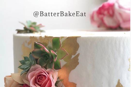Florals and gold decor