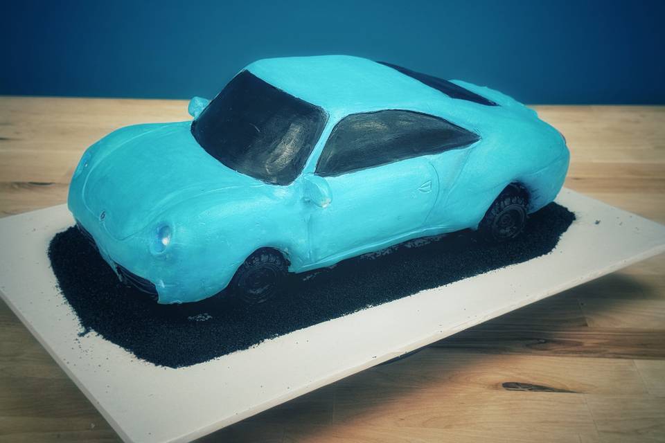 Porsche grooms cake