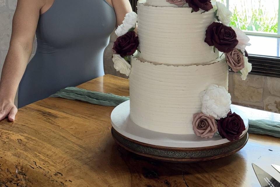 4 tier ganache cake