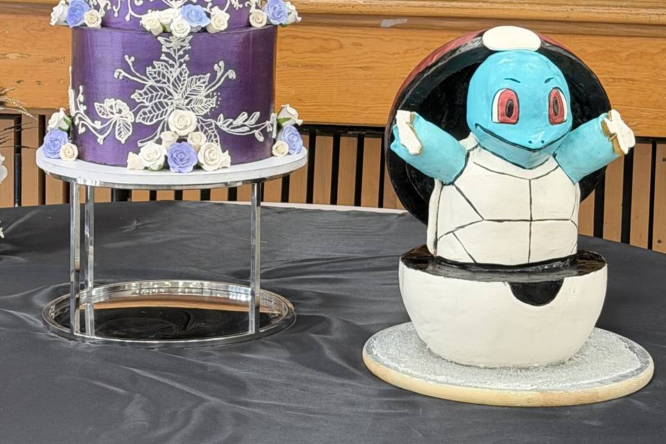 2025 Squirtle grooms caken