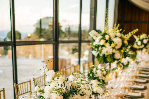 Long table centerpiece