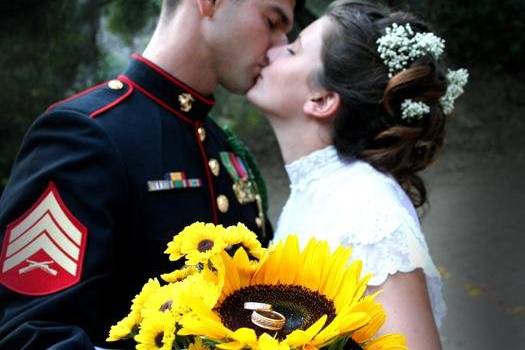 Couple kissing
