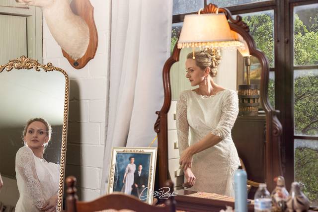 In the bridal suite