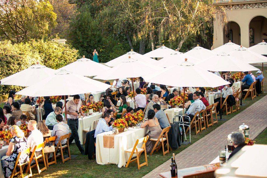 Outdoor wedding venue