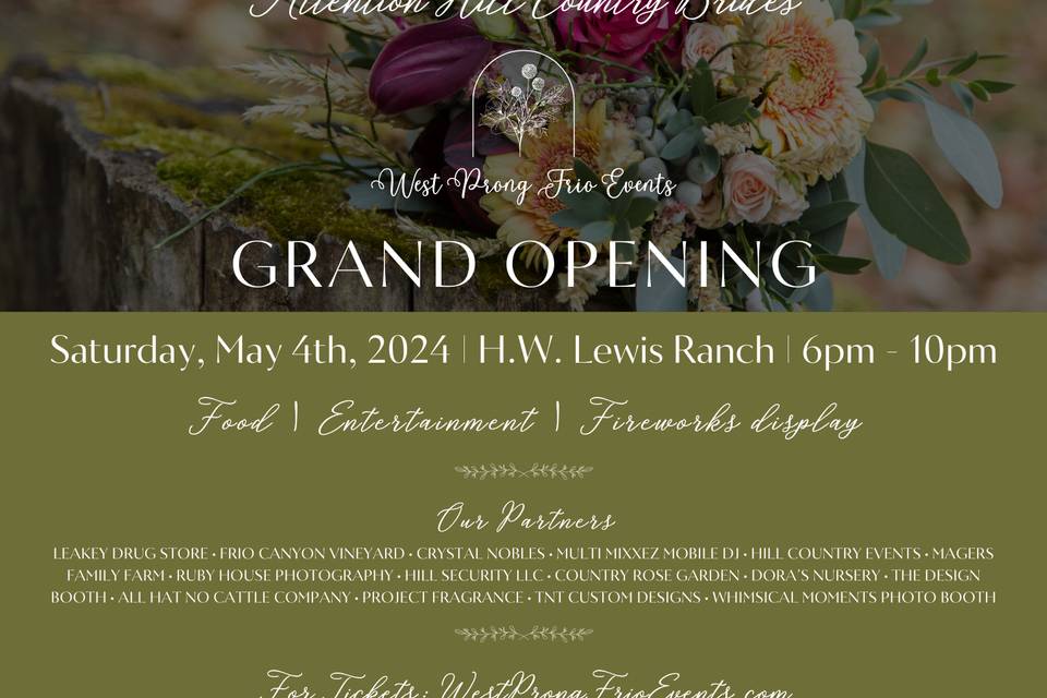 West Prong Frio Events LLC
