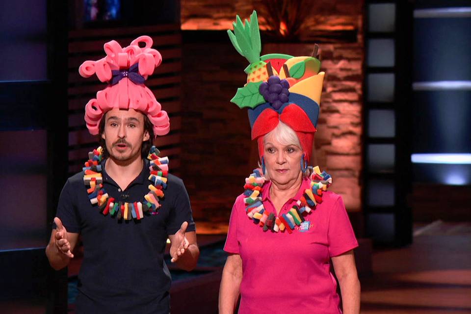 Foam Party Hats at Shark Tank