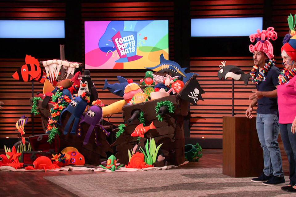 Foam Party Hats on Shark Tank