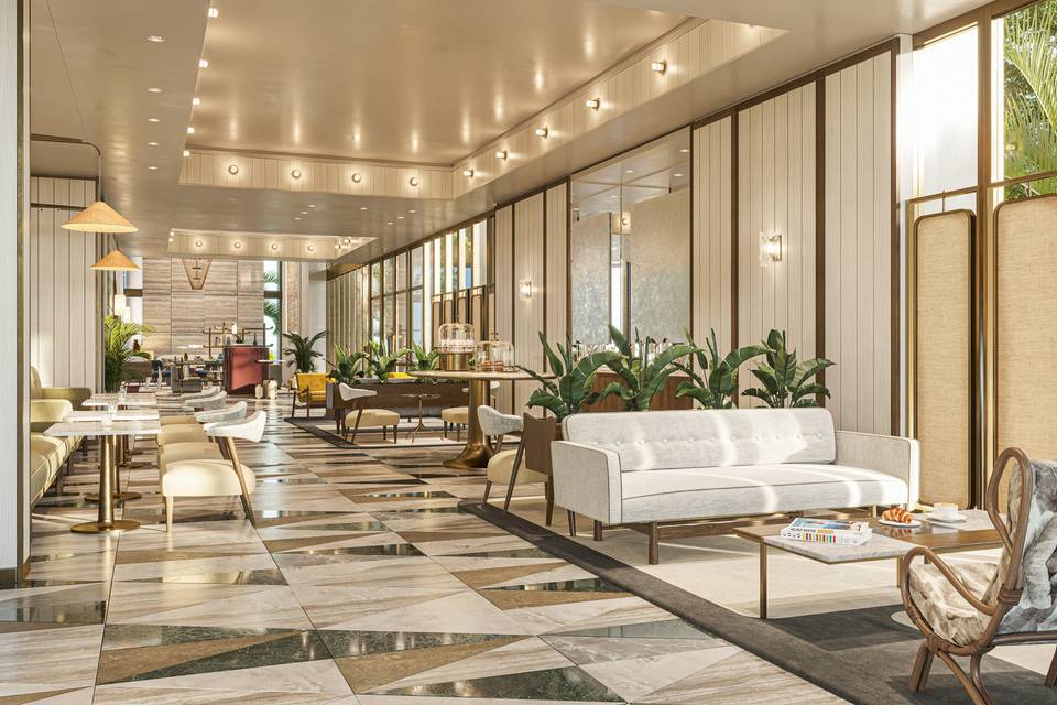 Hotel lobby