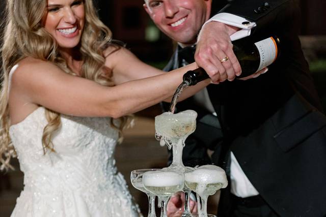 Champagne tower