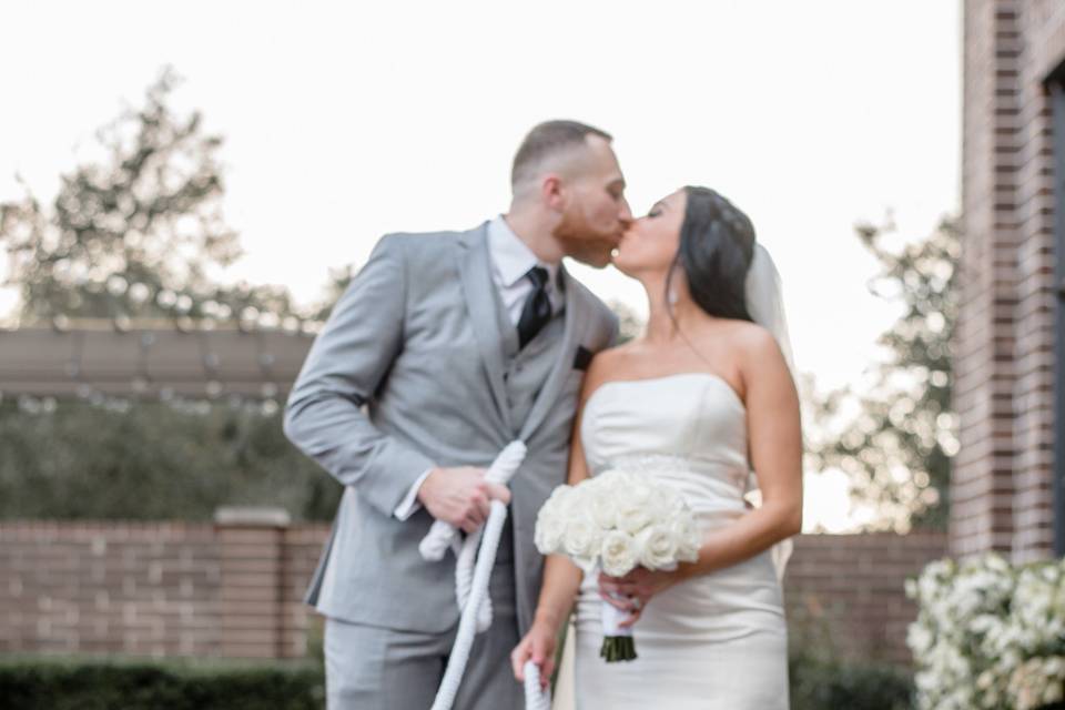 Pets with Bride and Groom