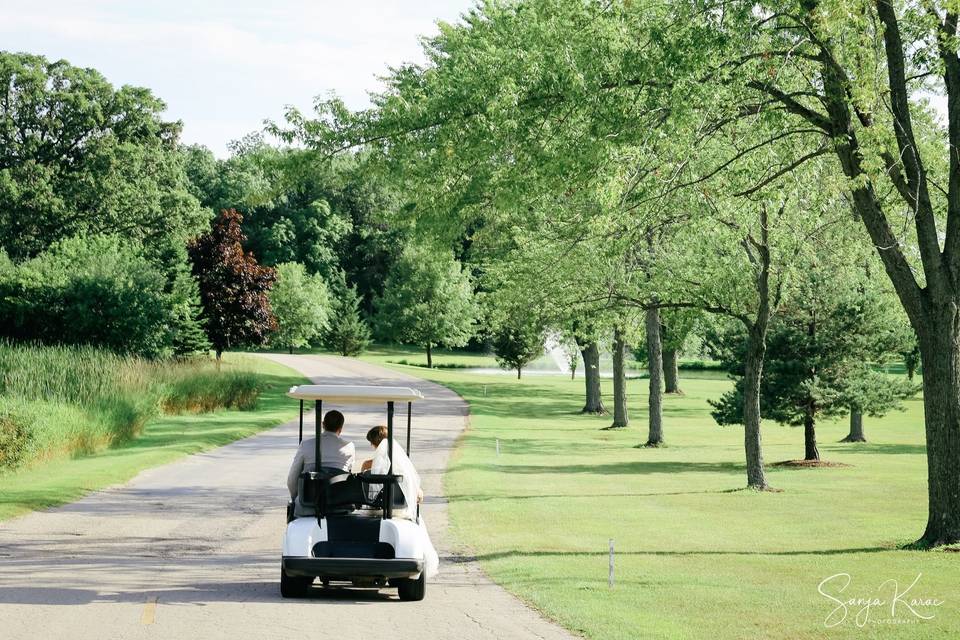Golf Cart Send Off