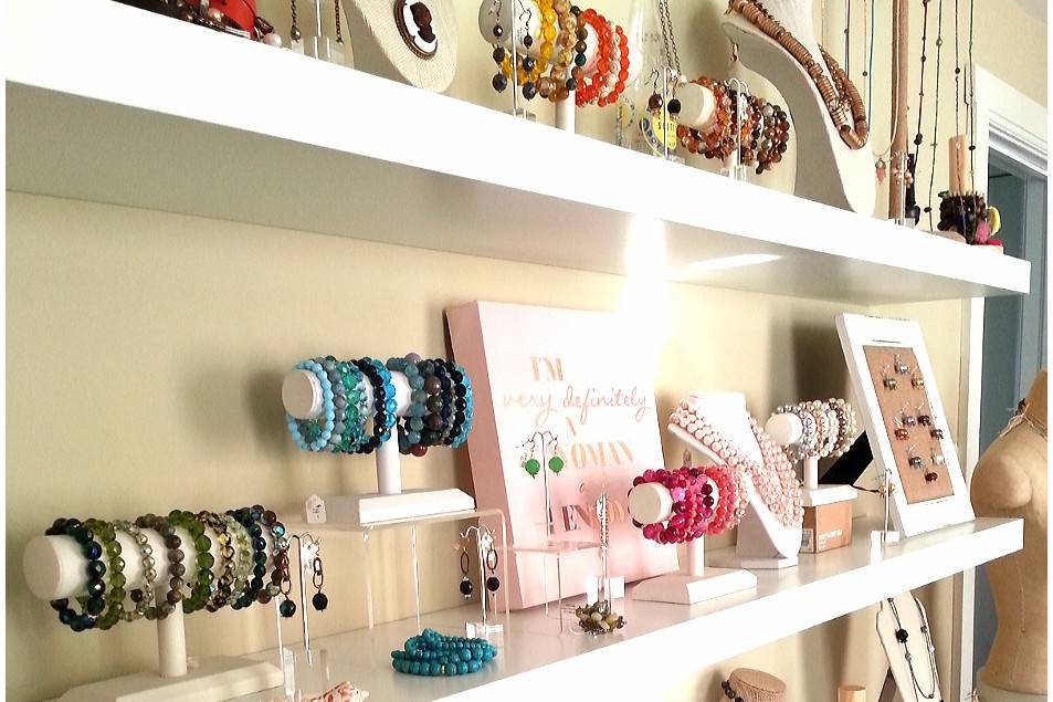 Sneak peak at display wall in MARINELLA jewelry's studio
#marinellajewelryshop