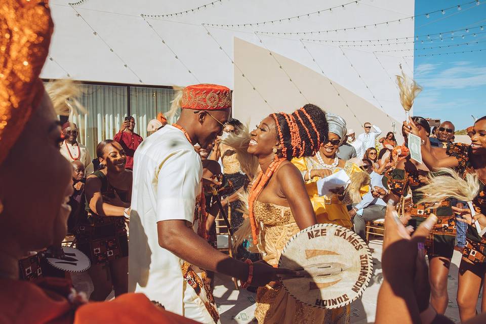 Nigerian cultural wedding