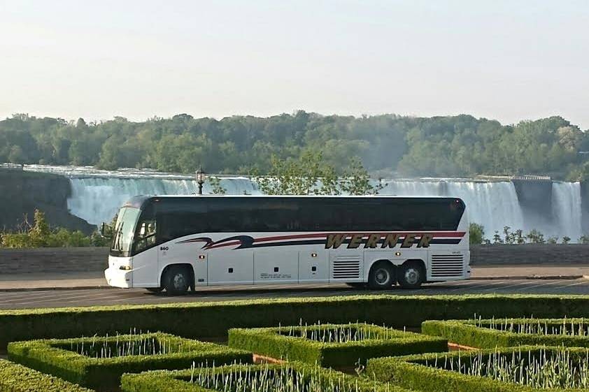 Tinted windows for Charter bus