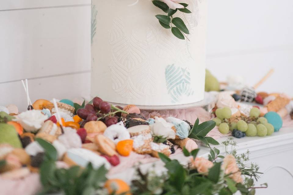 Floral Wedding Cake