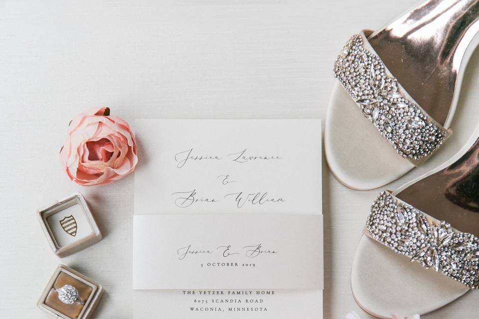 Invitation with Rings