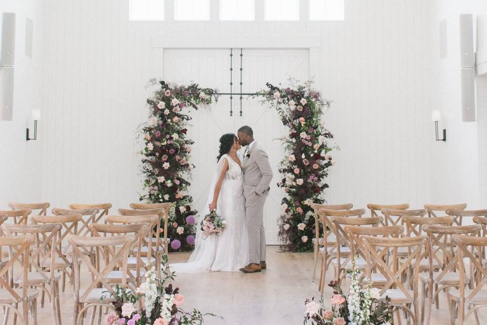 White Barn Wedding