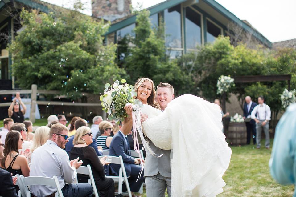 Walk down the aisle