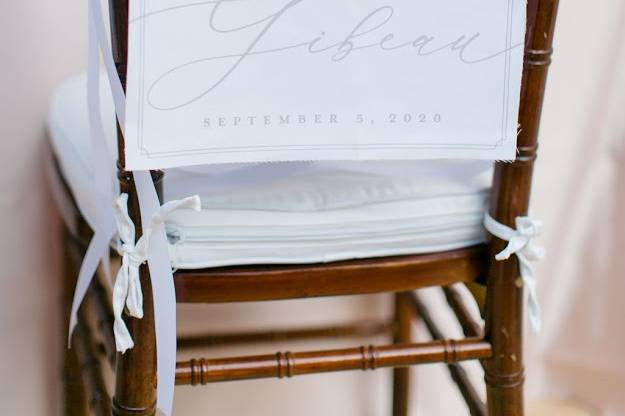 Custom Wedding Chair