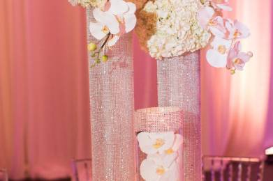 Wedding venue pillars